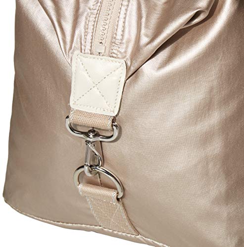 Kipling Women's Bori Duffle Bag, Lightweight Water Resistant Weekender, Nylon Travel Duffel, Metallic Glow, One Size - Image 4