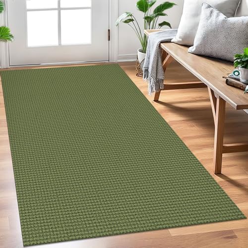 EARTHALL Woven Area Rug 3x5 Ft Washable Rugs for Entryway