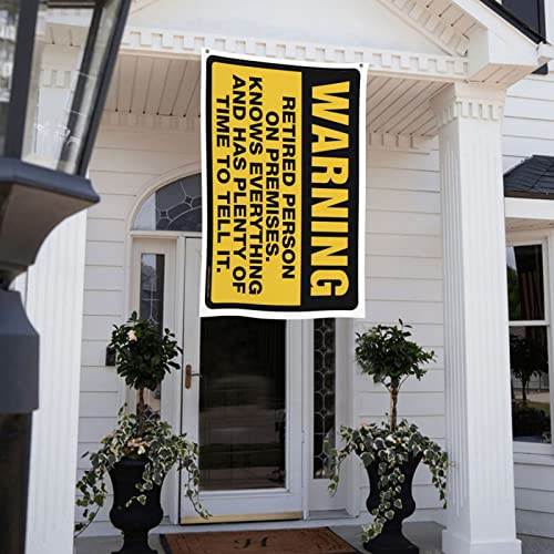 Drapeau de jardin Man Cave Rules 152 x 244 cm pour masquer un mur vide