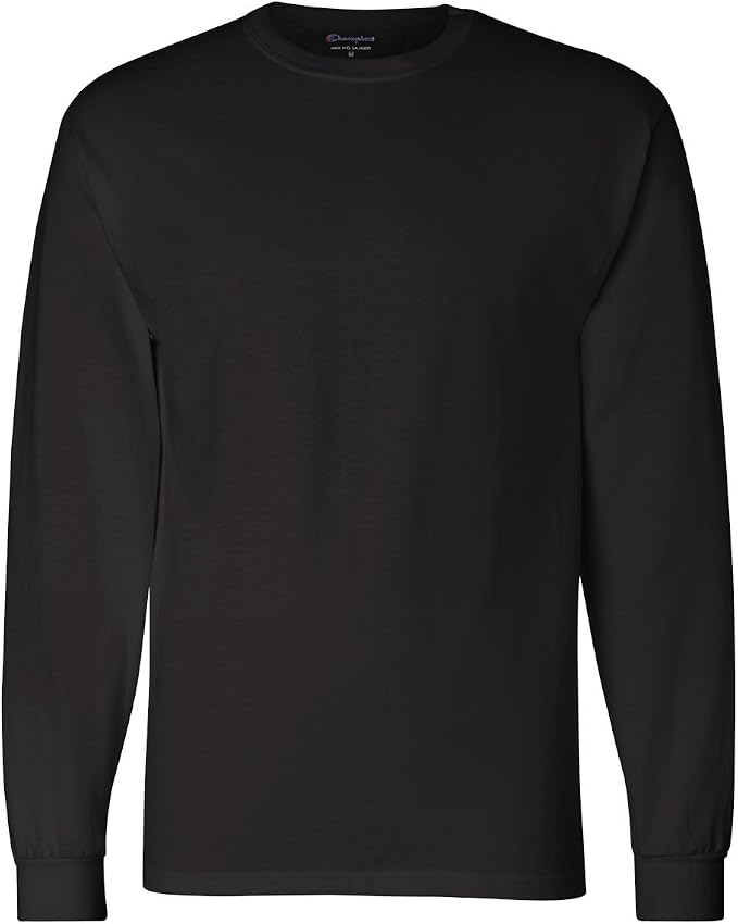 Long Sleeve Crew Neck Tagless T-Shirt 