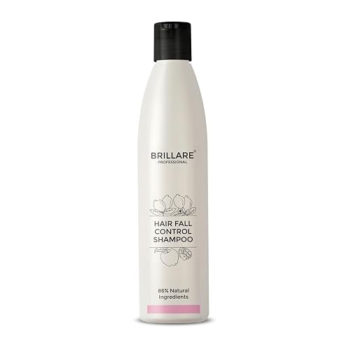 Professional Hair Fall Control Shampoo | 86% Natural with Soy, Apple & Lemon | Reduces Hair Fall, Prevents Breakage | For Men & Women | Anti Hair Fall Shampoo | 100% Vegan