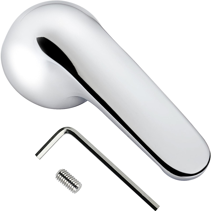 单金属杠杆手柄套件适用于Delta H79 1300/1400系列浴缸水龙头，铬色