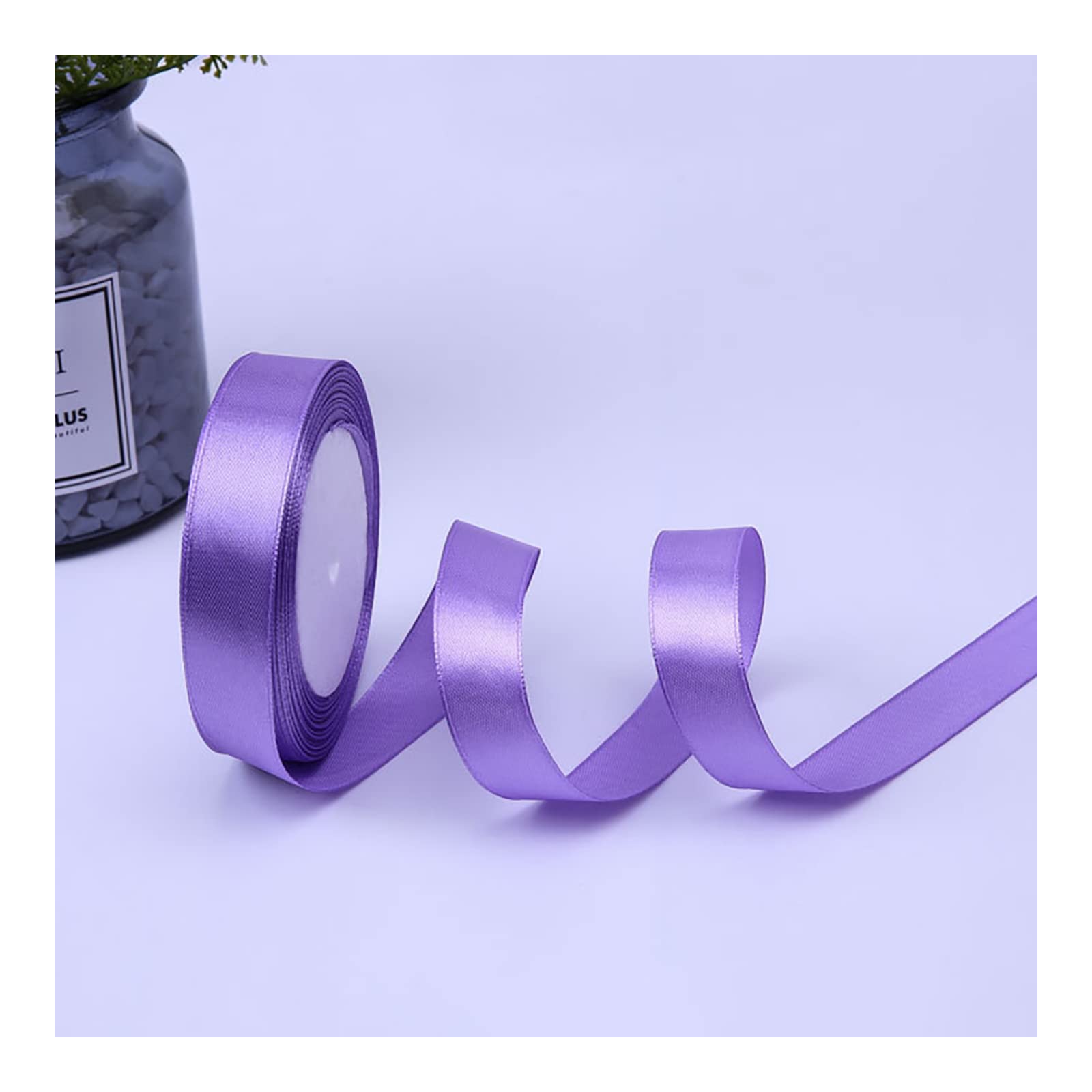 Kerstlint Satijn Lint Twinkling Stars Blauw & Zilver 23mm X 25meter P 100001128