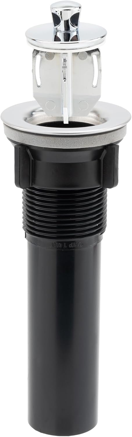 RecPro RV Stainless Steel Sink Drain | Removable Drain Stopper | Plastic Material | Fits Various Sizes
