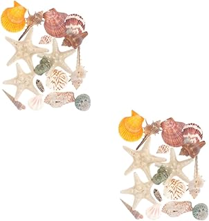 BESTOYARD 2 Conjuntos De Conchas Para Artesanato Pequenas Conchas Brancas Decoração De Casamento Conchas Joias Encantos Topper De Mesa Topper Festa Náutica Lembrancinhas Presente Pequenas