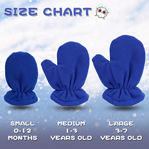 image for BAVST Baby Toddler Winter Mittens Boys Girls Infant Fleece Gloves Warm