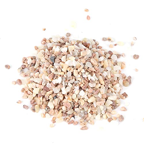 Aquarium Gravel, Sandstone Decoration Crystal Sand Fish L Decorative Sands Irregular Shaped Ornament Landscape DIY Accessories Rocks Suitable for Water and Saltwater