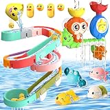 Bath Toys for Toddlers 1-3 Years Old, Preschool Bathtub Water Toys for Kids Ages 4-8, Durable Intera