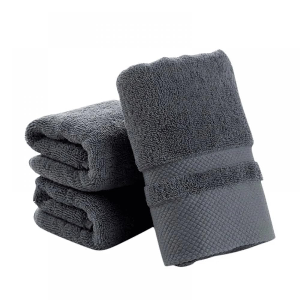 Serviette de bain en coton douce pour peaux sensibles 34 x 75 cm
