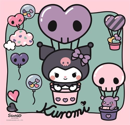 Puzzle enfant Clementoni Kuromi 3 x 48 pièces Set carré pièces épaisses Couleurs pastel Made in Italy Neuf - vue 8