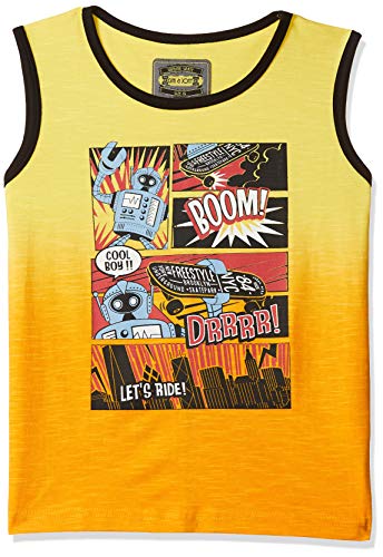 Image of Gini & Jony Boys Round Neck Printed Sando