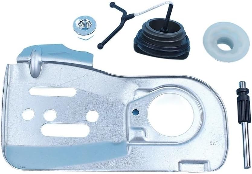Oil Guide Inner Bar Plate Cap Worm Gear Kit Fit for 445 450 445E 450E Chainsaw Replacement Part