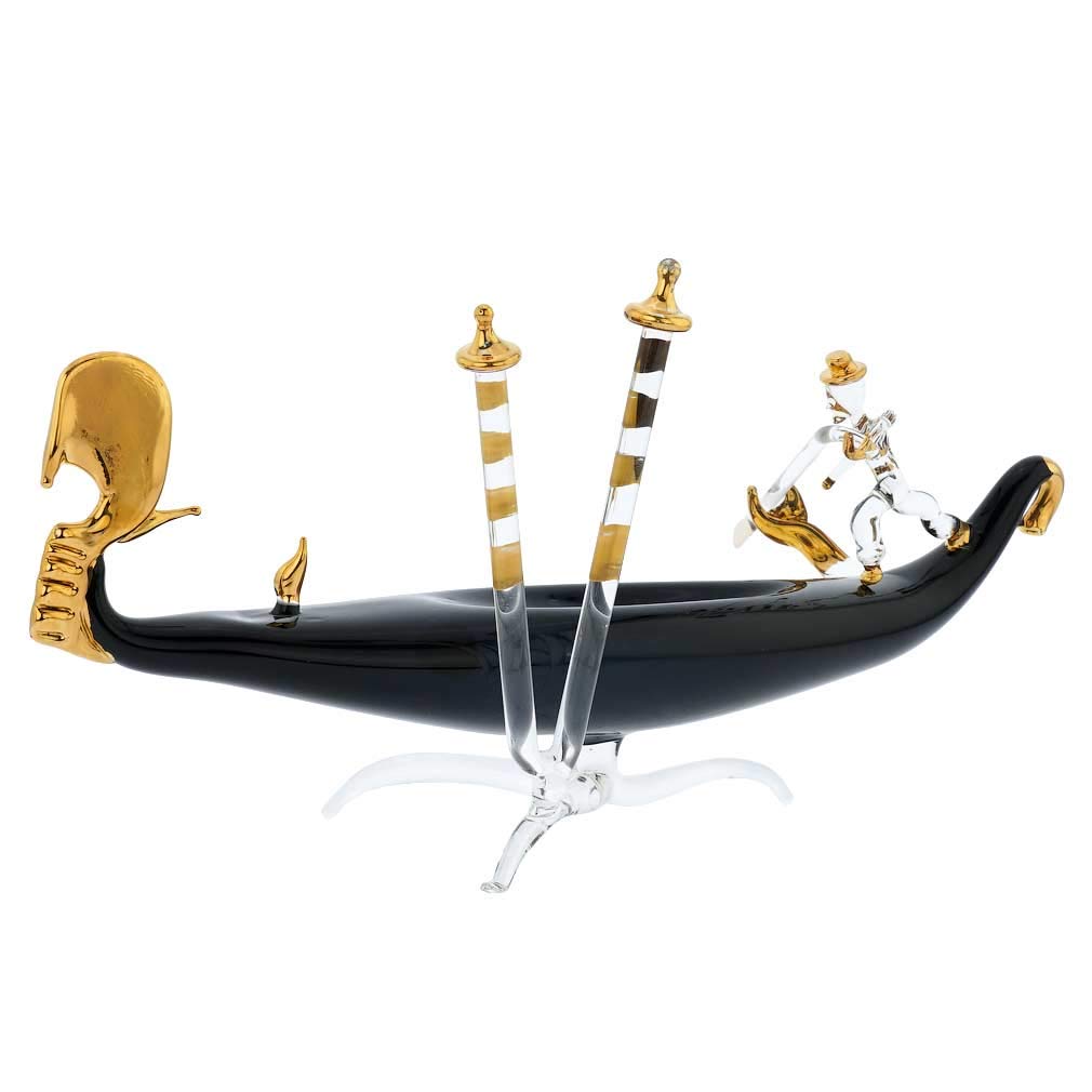 ムラーノガラスの吹きガラス製ゴンドラ Amazon.co.jp: GlassOfVenice ムラーノガラス 吹きガラス ゴンドラ