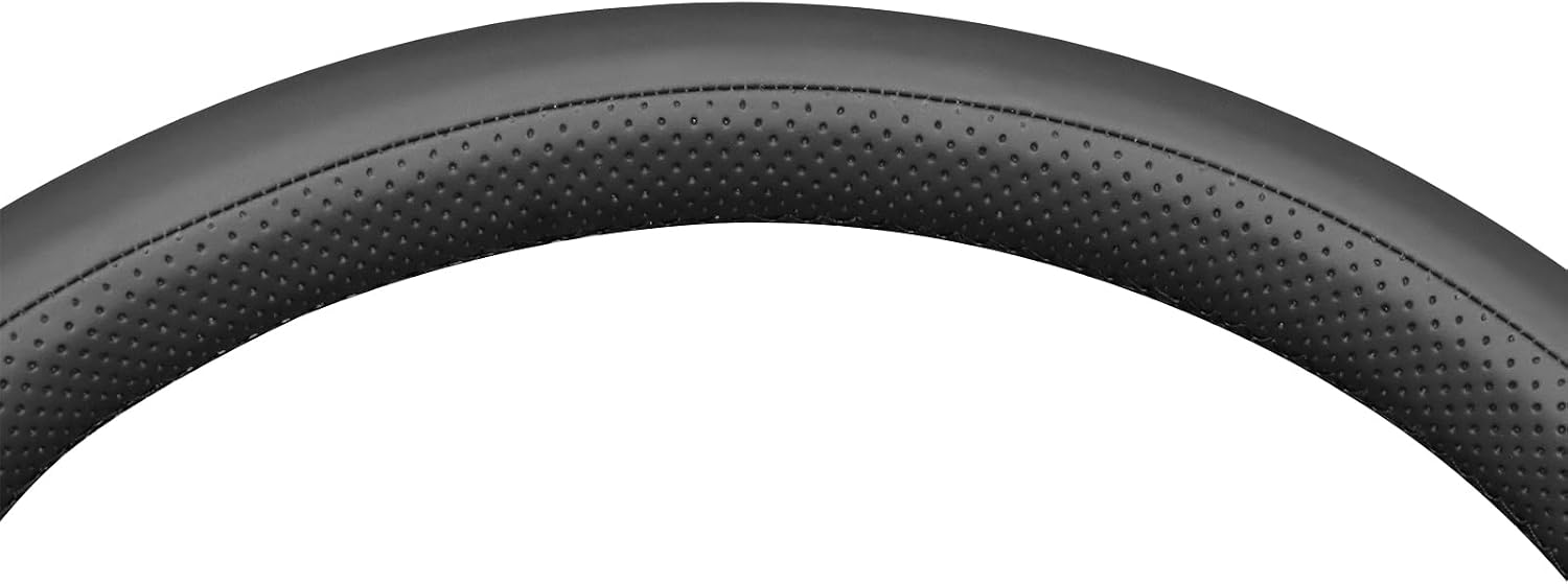 MEWANT Hand Sewn 3D Style Steering Wheel Cover Wrap for Ford F-150 F150 2015-2020 / F-250 F250 2017-2022 / F-350 F350 2017-2022 / F-450 F450 2017-2022 / Expedition 2018-2021