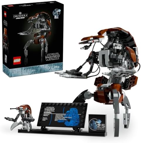 LEGO Star Wars Droideka 75381 Yetişkinler için Koleksiyonluk Yaratıcı Sergileme Modeli Yapım Seti (583 Parça) - Görsel 1