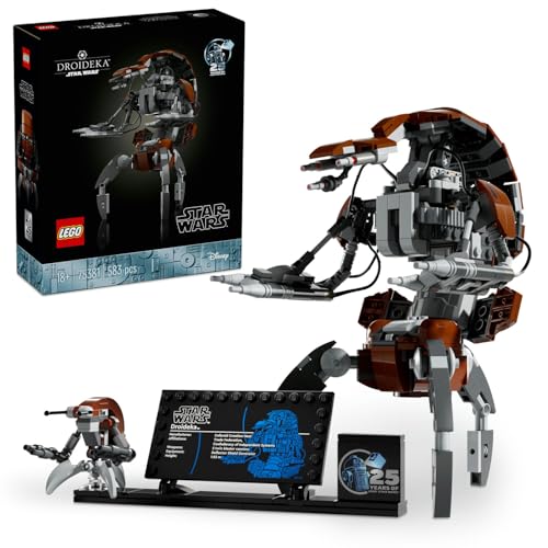 LEGO Star Wars Droideka 75381 Yetişkinler için Koleksiyonluk Yaratıcı Sergileme Modeli Yapım Seti (583 Parça)
