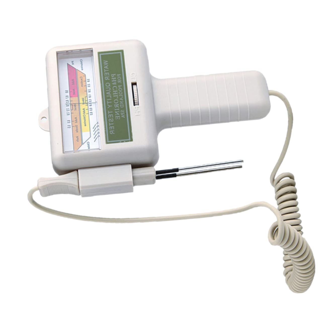 Analizador de Calidad del Agua Pc101 para Piscinas, Abs Aleación, Blanco