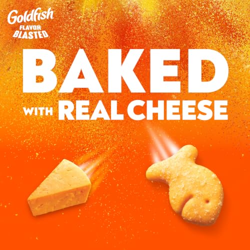 Image of Goldfish Flavor Blasted Xtra Cheddar Crackers, 2.45 Oz