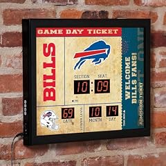 NFL Buffalo Bills Scoreboard Digital Wall Clock with Bluetooth Speaker, Vintage Wall Decor for NFL Buffalo Bills Scoreboard Digital Wall Clock with Bluetooth Speaker, Vintage Wall Decor for item