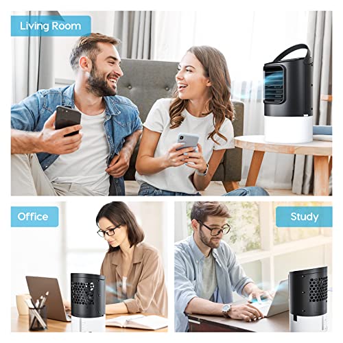 DOCOO Mini Condizionatore Portatile 4 in 1 con 3