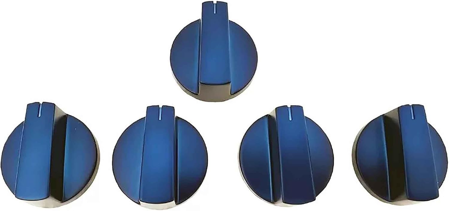 Bosch 10012477 Cooktop Blue Knob Kit (set of 5) (SKNOBLUW)