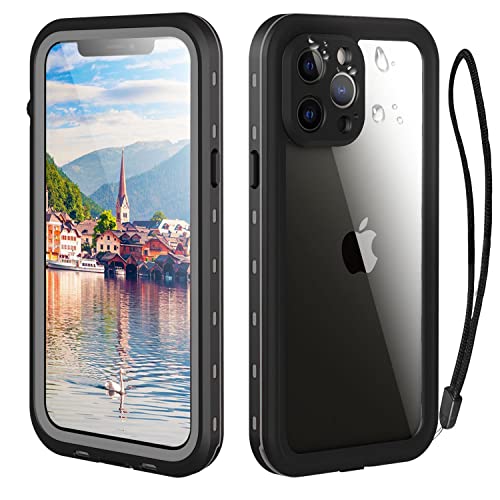 Transy Waterproof Phone Case Compatible with iPhone 13 Pro Max, IP68 Waterproof Shockproof...