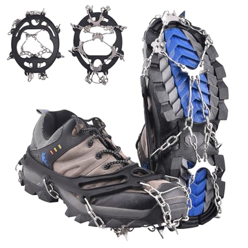Azarxis Ice Snow Cleat Treads with 19 Spikes