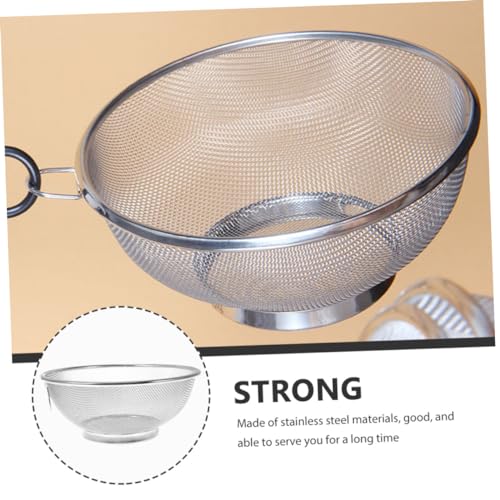 Colador de acero inoxidable para cocina tipo cesta miniatura 3