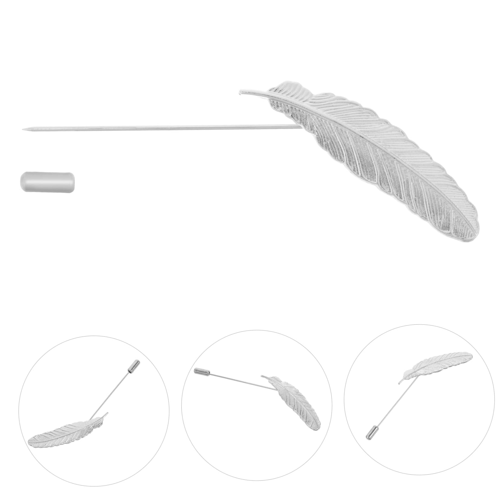 Broches, alfileres, Hojas, Ropa, Varillas para Cuello de Solapa para Mujer, Pinzas de Agarre, Accesorios para Abrigos, Bolso Plegable, cárdigan