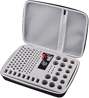 Battery Storage Organiser, 200+ Batteries Organizer Holder Box Case with Tester BT-168. Garage Containers Holds AA AAA C D Cell 9V 3V Lithium LR44 CR2 CR1632 CR2032 Button Batteries (Yellow)