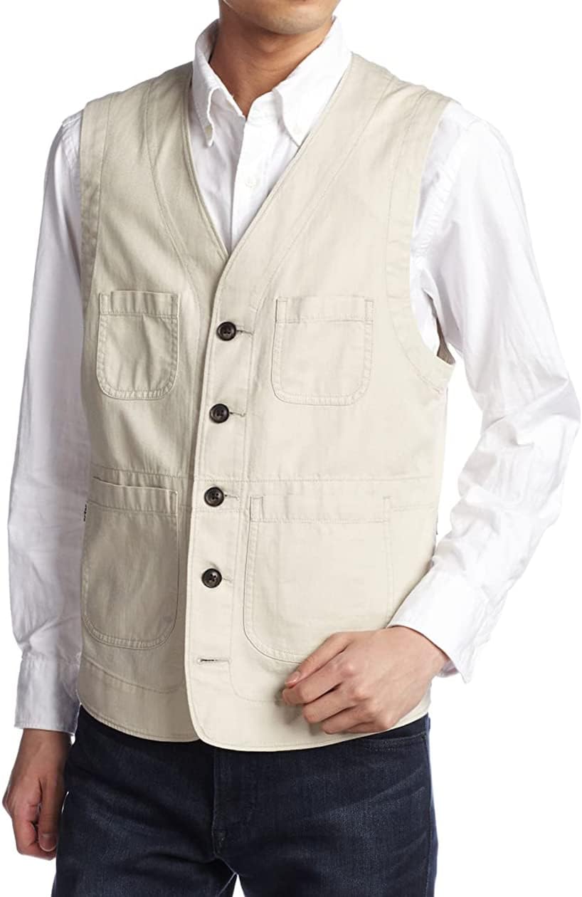 Amazon | [リーバイス] ベスト ヘリボーン生地 ワーク ウェスタン