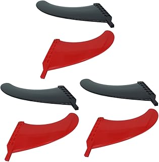 Surfboard Fins 6 Pcs Surfboard Fin Exercise Accessories Kayak Tracking Fin Detachable Surfboard Fin Longboard Single Fin Fins for Surfboard Boat Fins Surfing Tail Fins Quinns Fins