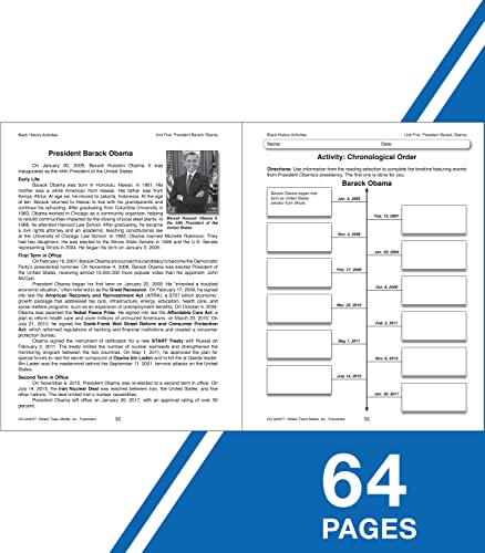 Black History Activities Workbook, African American History 5Th Grade Workbooks And Up, Slavery, Reconstruction, And The 20Th Century Black History ... Or Homeschool Curriculum (American Heritage) #TOP3