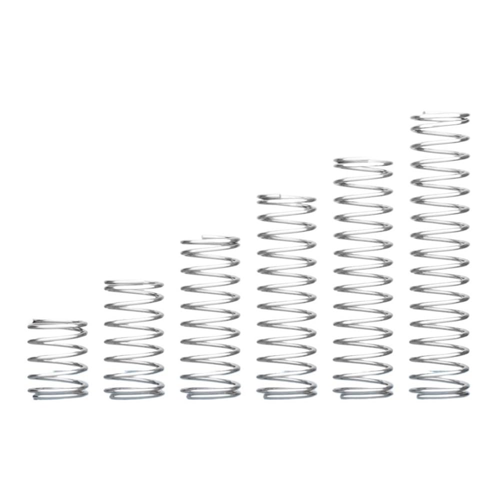 LOEASE 2Pcs Compressed 304 Spring Stainless Steel Pressure Spring Stainless Steel Compression Spring Wire Diameter Wire Diameter: 1-1.2mm(16MM,1MM)