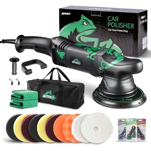 BATOCA 2026 New Dual Action Polisher Random Orbital Car Buffer 1100W