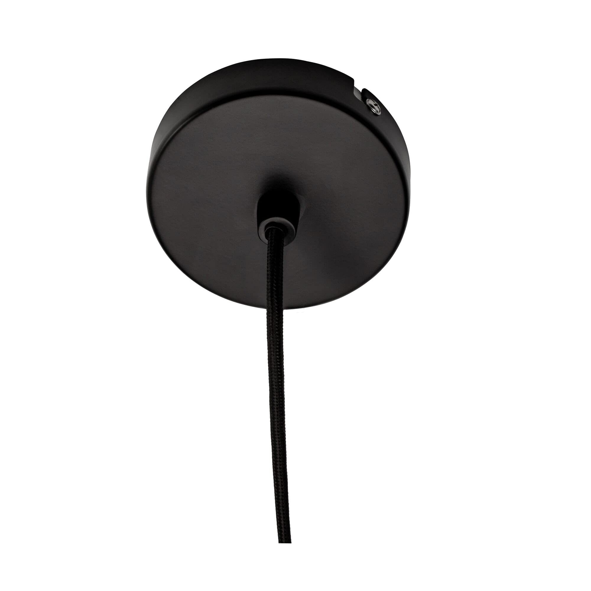 Pauleen 48188 Luminaire en suspension Gleaming Glamour 20 watts max. verre fumé, noir, verre, métal E27