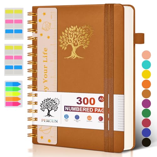 Carnet à spirale A5 pour ne plus perdre vos notes grâce aux 300 pages numérotées - 2
