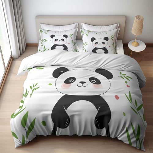 Housse de couette panda mignon pour une chambre d'ado cocooning