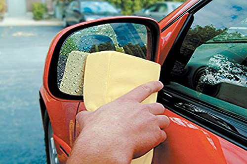 Image of CAR SAAZ Super Absorbent Multipurpose Chamois Sponge for Car and Bike Washing, Kitchen Cleaning, Office & Home Cleaning | High Absorbent PVA Chamois Sponges (Pack of 4)