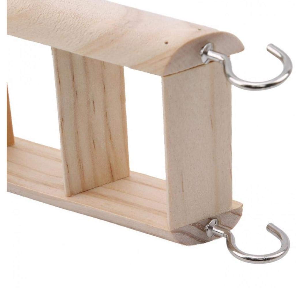 ST4U hámster Guinea Escaleras de Madera ratón hámster Escalera Cerdo Hurones Juguetes de Juguete para Mascotas Pequeño Escalera