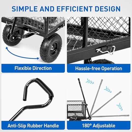 Heavy Duty Electric Wheelbarrow Cart