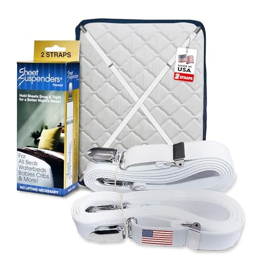 Original Sheet Suspenders (Gripper, Fastener, Straps), Featured on QVC! Keep All Sheets Smooth and Tight! Sleep Like Never Before!