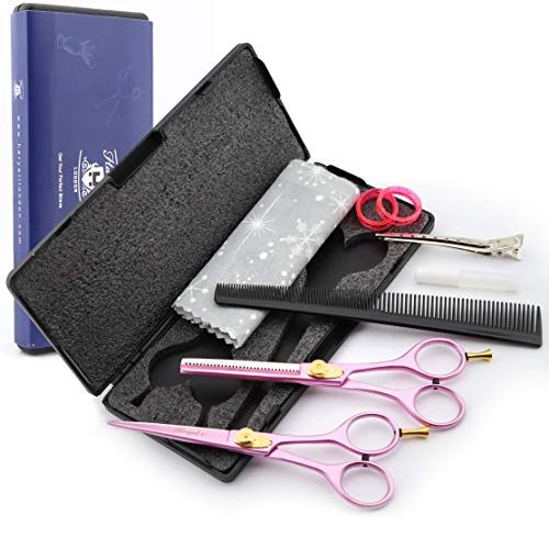 Haryali London Professional 5.0" Kappers Kapper Schaar Haar Snijden Salon Shears Met Verstelbare Schroef Wordt geleverd in een Geschenkdoos
