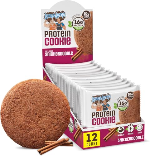 Image of Lenny & Larry's Protein Cookie Snickerdoodle, 16g Plant Protein, 4 Ounce (Pack of 72)