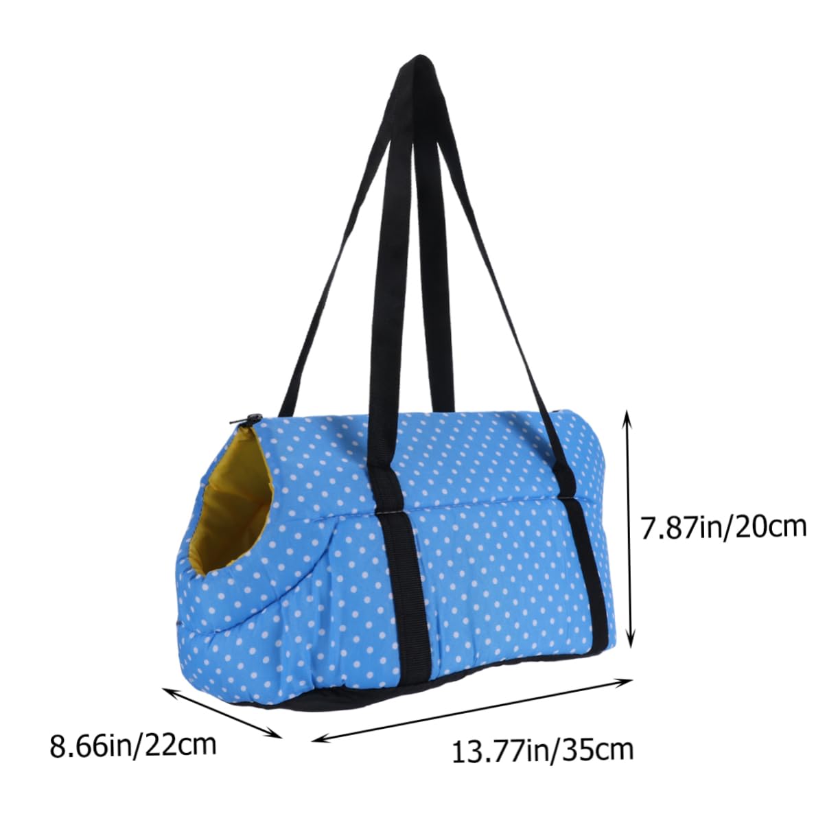 Happyyami Dog Backpack Pet Outdoor Storage Bag Breathable Scratch-Resistant Pet Shoulder Bag for Dog Training Left/Right Shoulder Selection