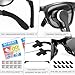 HCHRVR Smart Glasses Accessories Kit for Ray-Ban Meta Wayfarer/Headliner/Skyler,Come with Nose Pads, Adjustable Anti-drop Lanyard,Sunglasses cleaning tools,Non-slip Glasses Holder,Lens Cleaning Paper