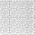 A La Maison Ceilings R125 Emma's Flowers Glue-up Styrofoam Ceiling Tile (256 sq. ft./Case), Pack of 96, Silver Trimmed