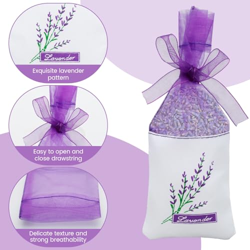 100 bolsas de saco de gasa para lavanda miniatura 4
