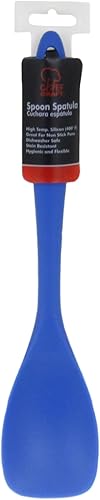 Miniatura 2 de Chef Craft Espátula de cuchara de silicona premium, 11.5 pulgadas, color azul