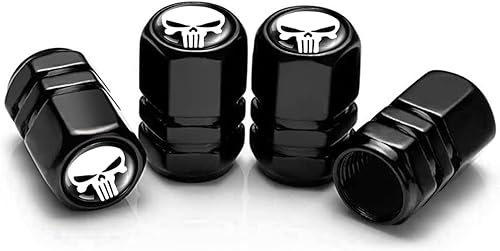 BEYPOVK Paquete de 4 tapas universales para válvulas de neumáticos, a prueba de polvo, para autos, camiones, SUV, bicicletas y motocicletas (blanco)